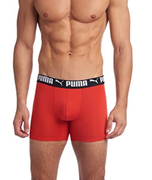 Boxers de hombre de la marca Puma en color rojo