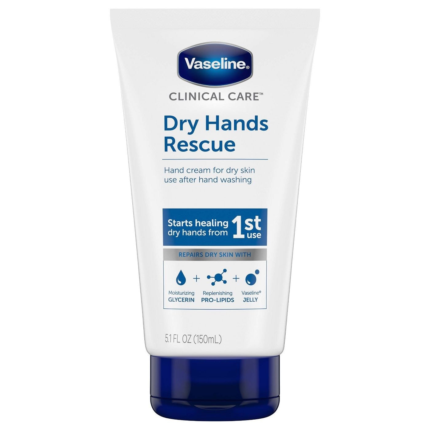 The Vaseline dry hands rescue lotion