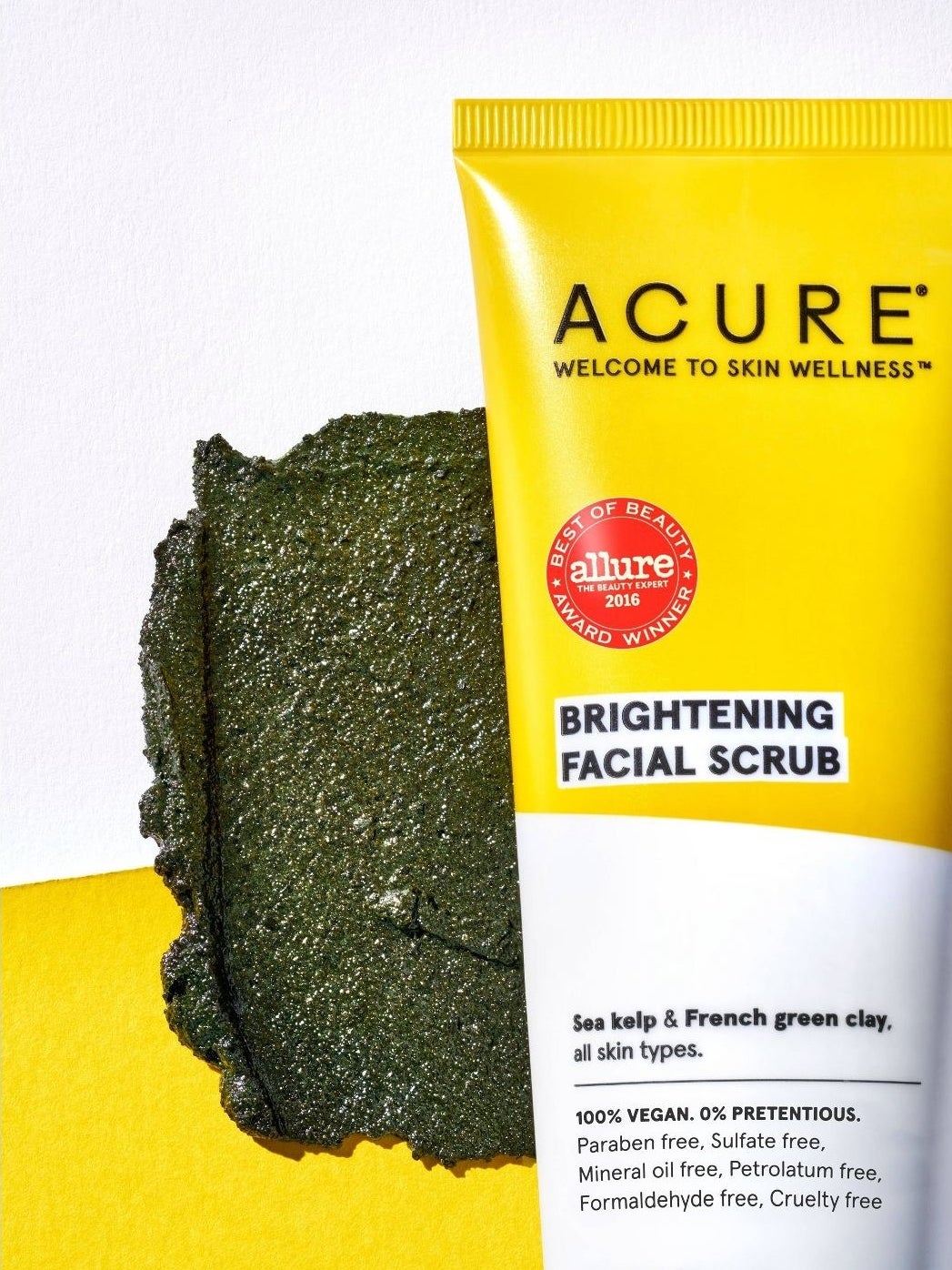 The Acure brightening facial scrub