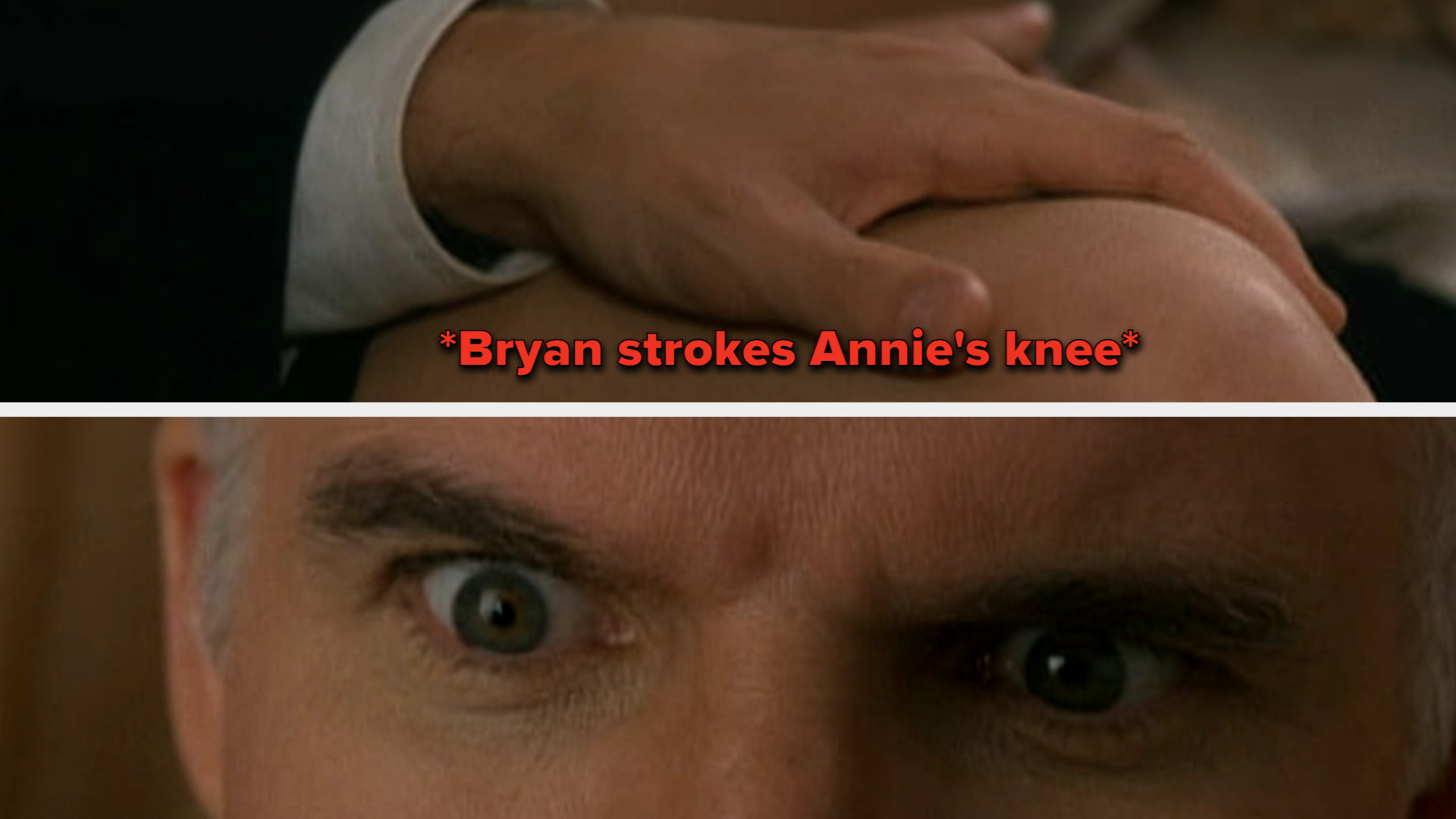 George ends up angry at his daughter, Annie's public displays of affection with her fiancé, Bryan MacKenzie