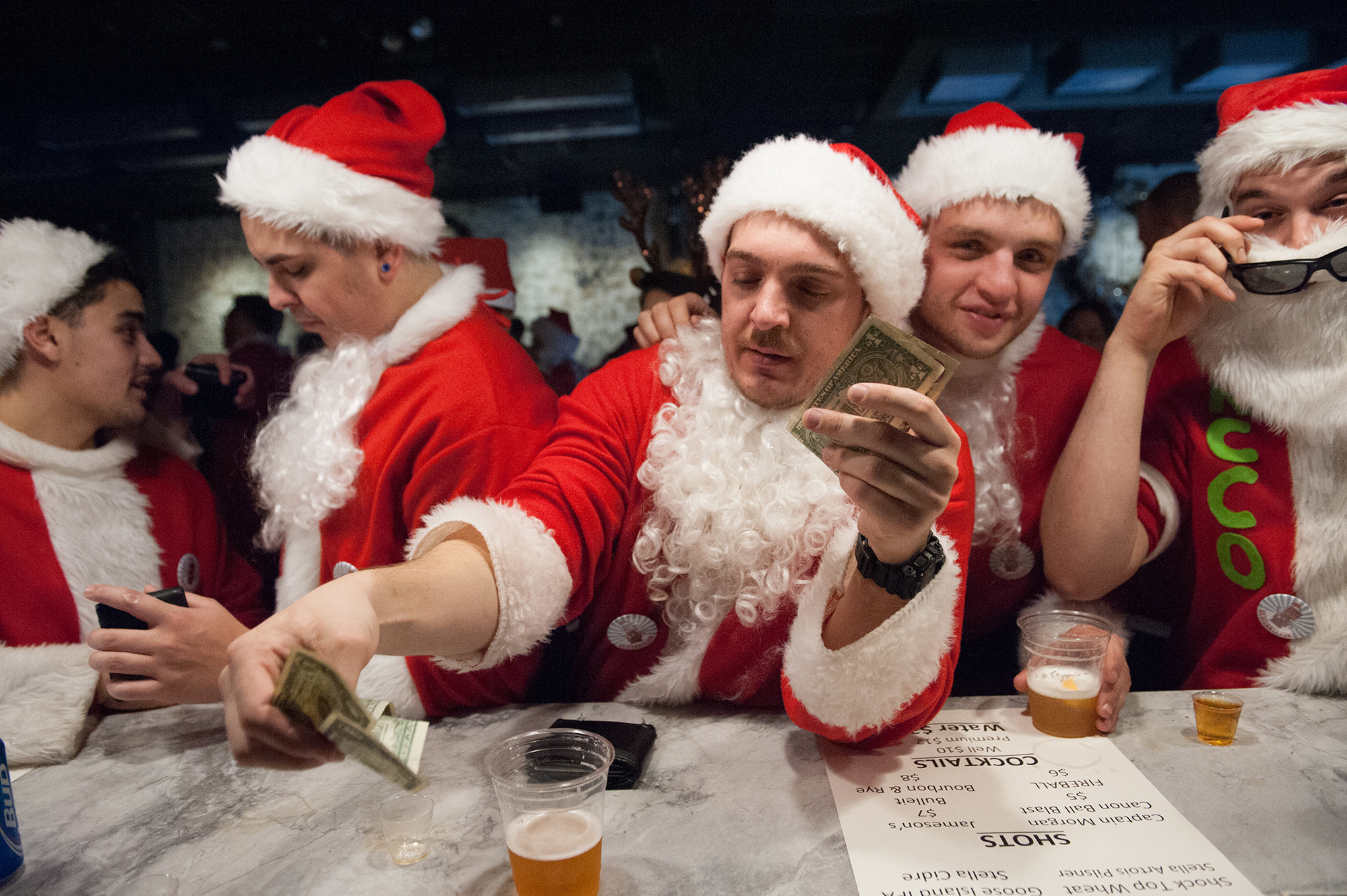 Santacon on sale outfits men