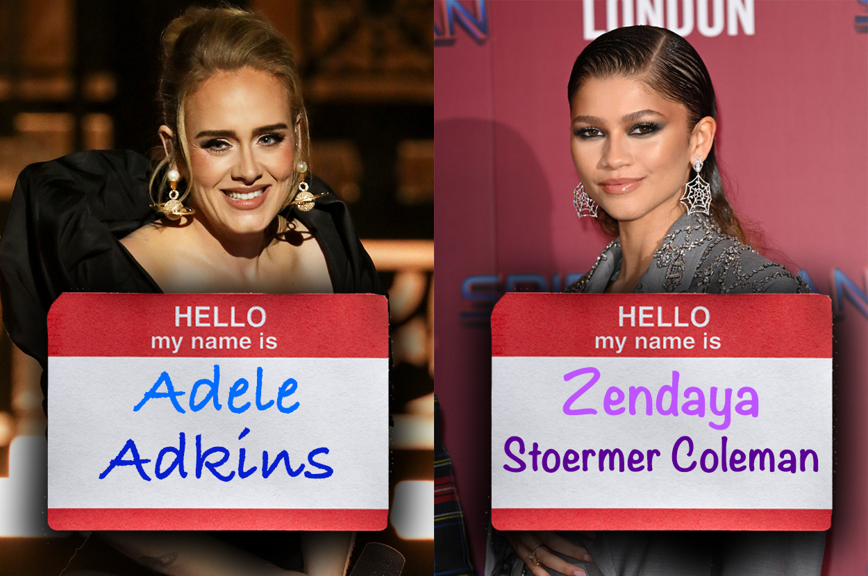 Celebs with first names as surnames