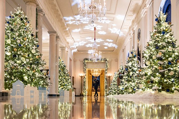 ホワイトハウスがクリスマス装飾をお披露目！「トランプ時代より良い