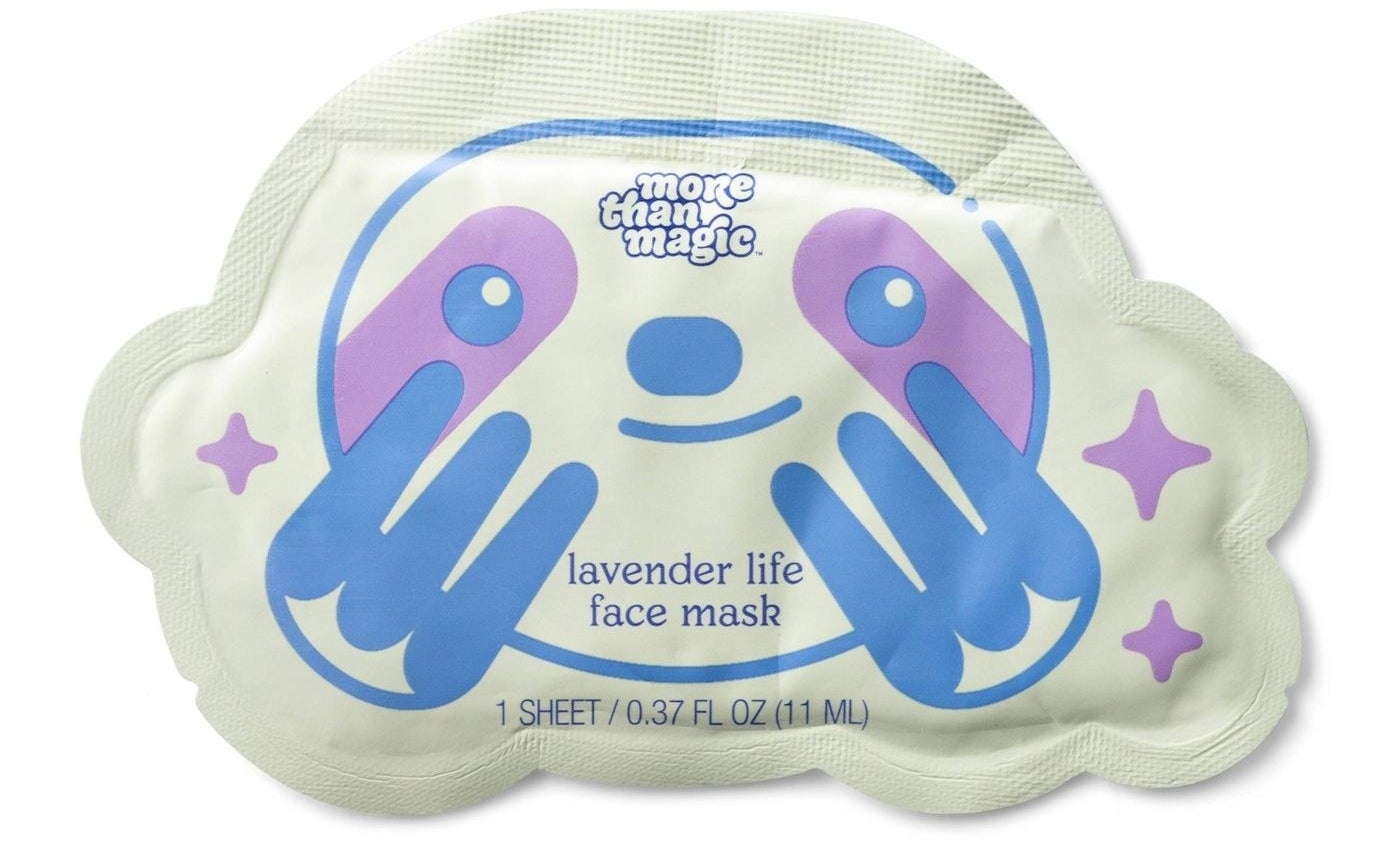 The lavender sheet face mask
