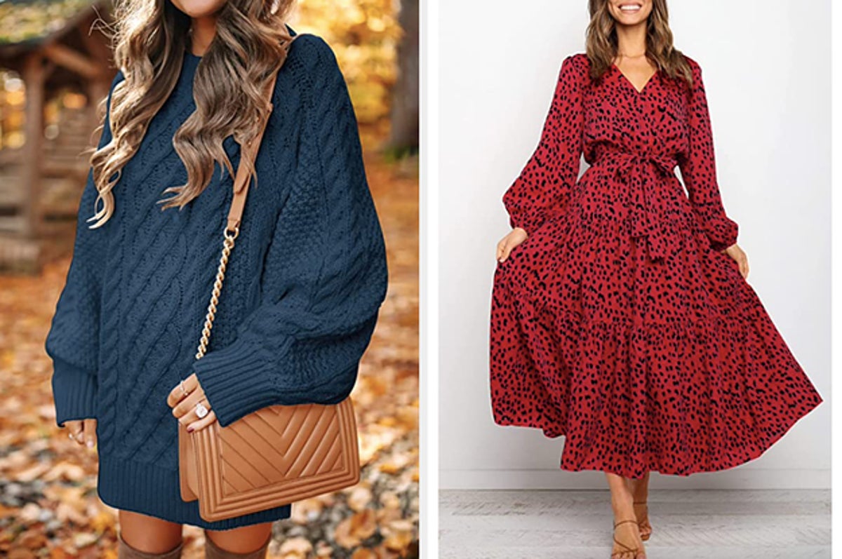 27 Great Winter Dresses Under $50 From