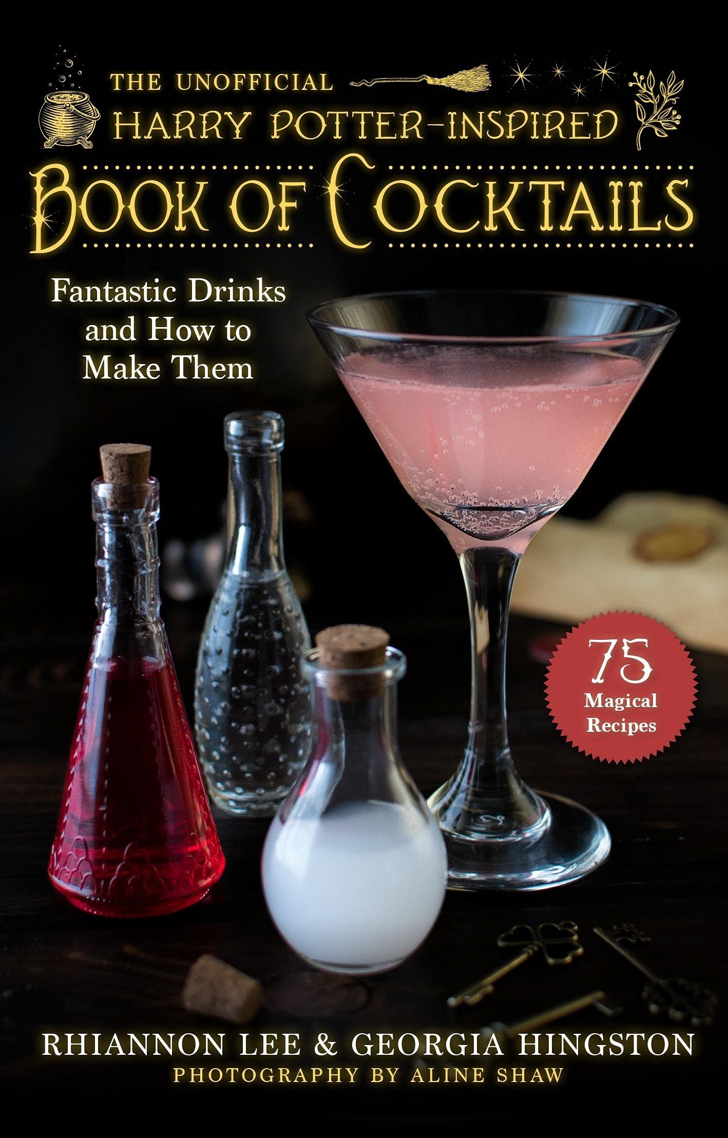 book cover with potions look of cocktails
