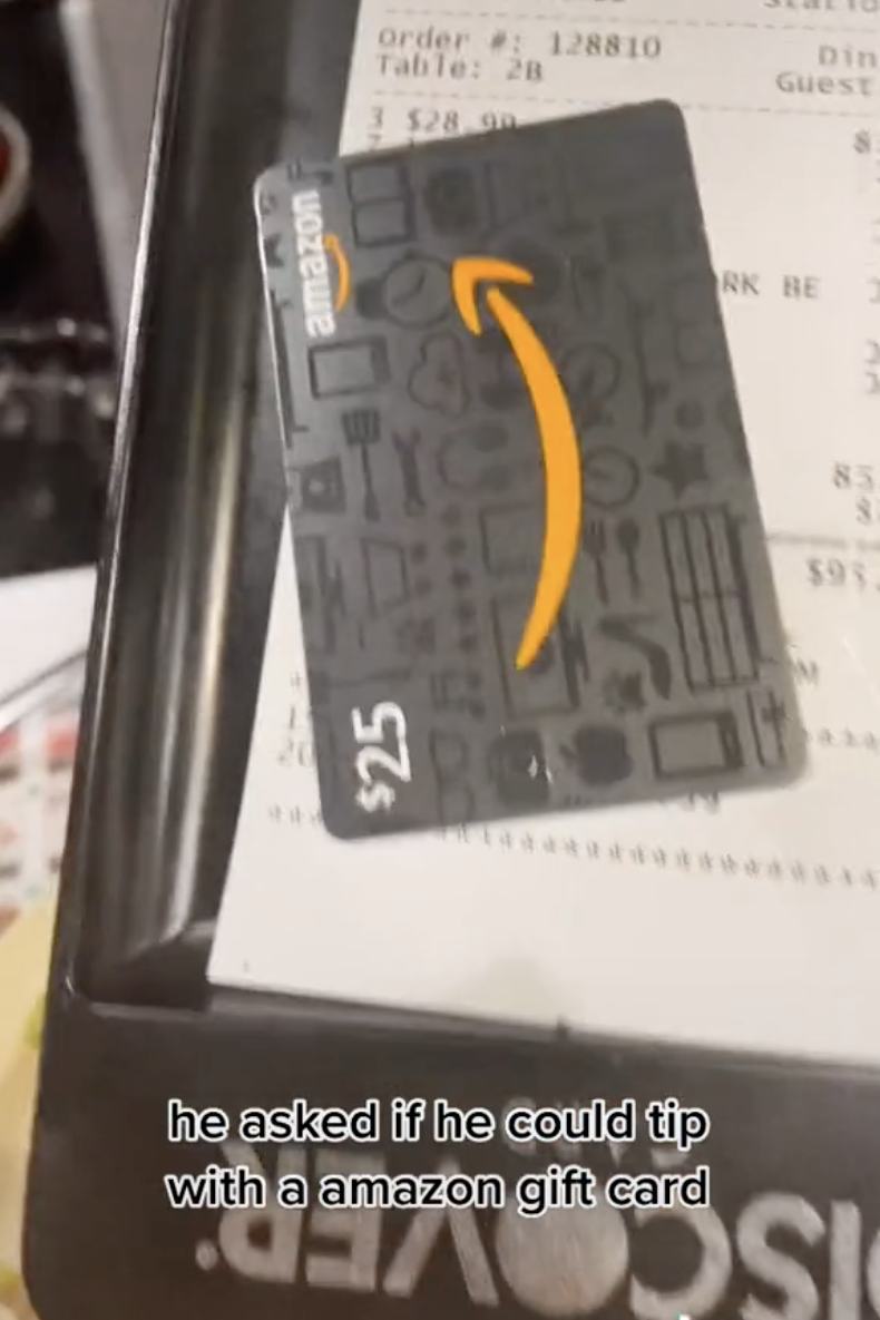 Tiktok Duo Tip Waiter With 25 Amazon Gift Card