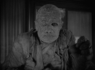 mummy walking with hand out in The Mummy
