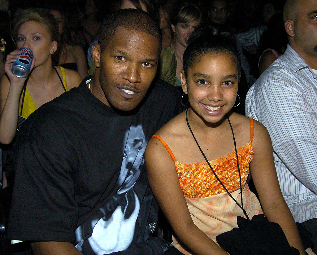 jamie with his daughter at the 2004 vmas