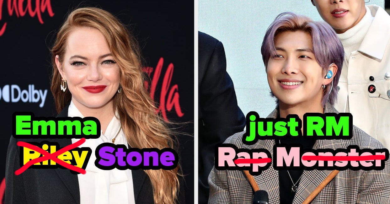 16 Celebrities Who Changed Their Stage Names
