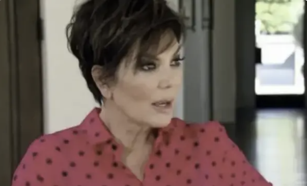 Kris Jenner looking shocked