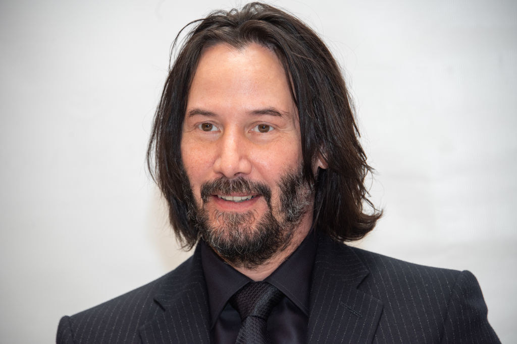 Keanu smiling