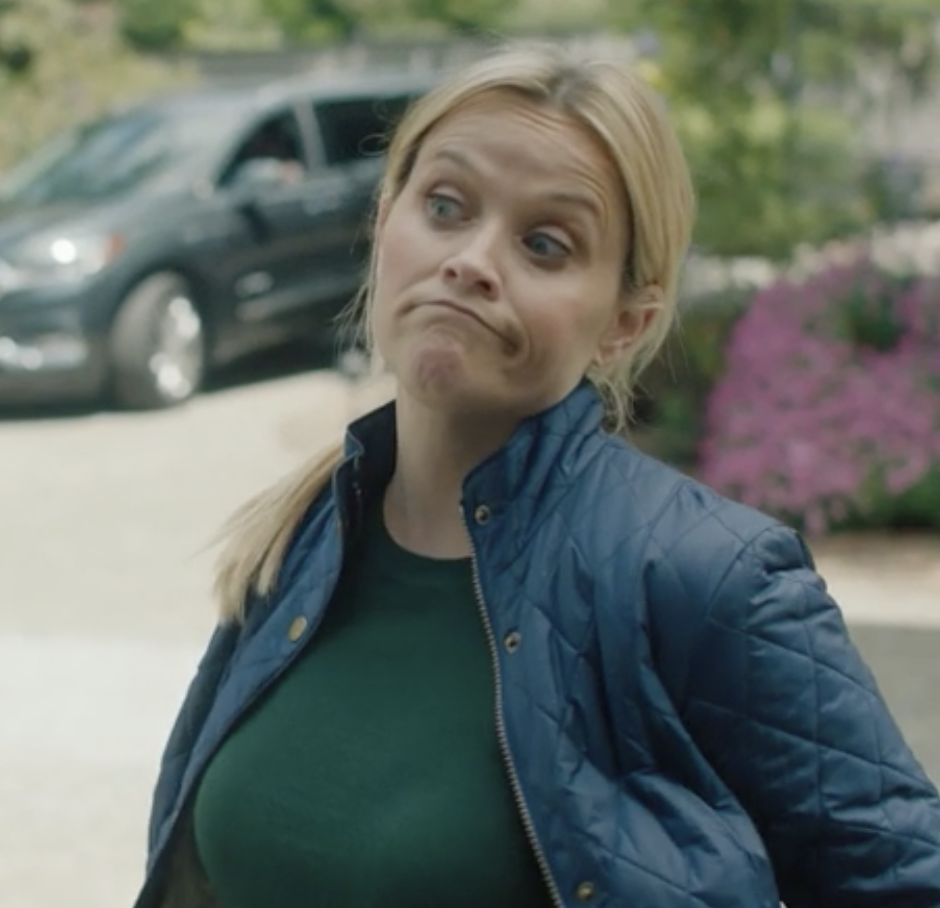 Reese Witherspoon shrugging