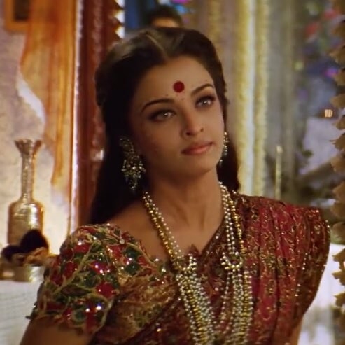 Paro dressed in a traditional gown and jewels