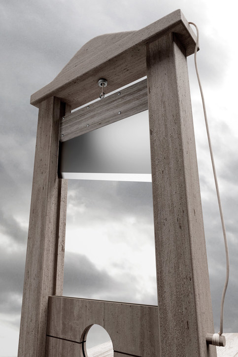 A guillotine