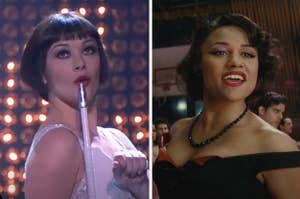 A screenshot of "Chicago" is on the left with one of "West Side Story" on the right
