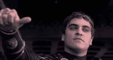 Joaquin Phoenix as Commodus