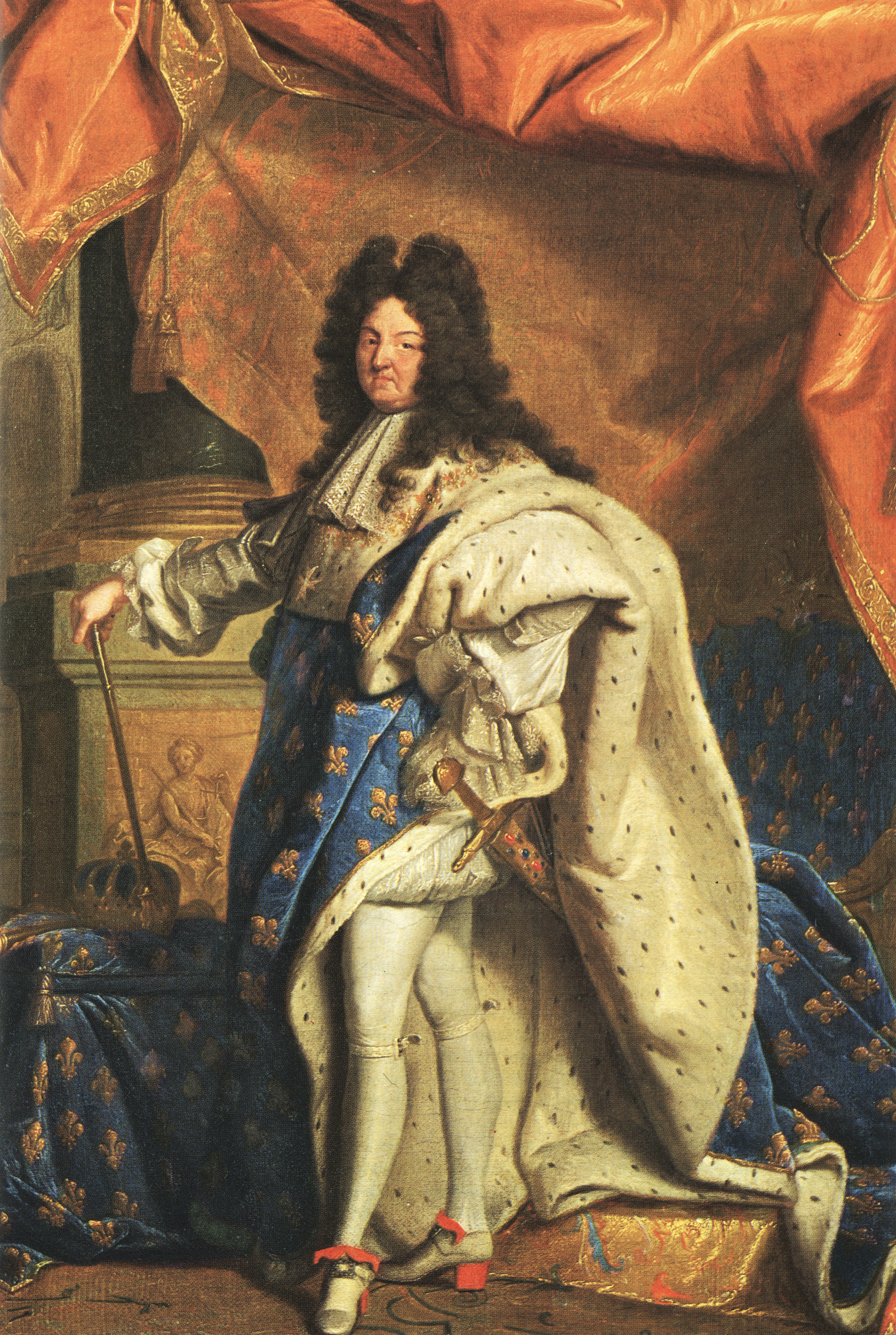 A painting of King Louis XIV
