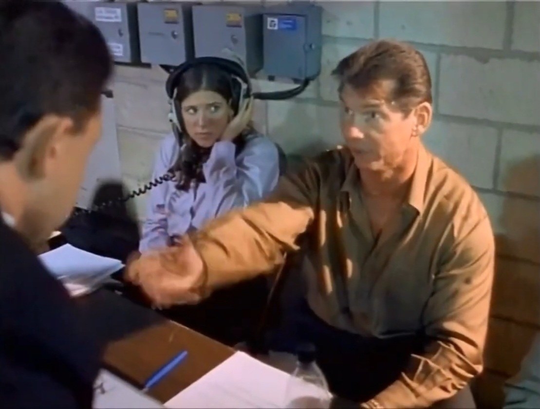 Stephanie McMahon and Vince McMahon in &quot;Beyond the Mat&quot;