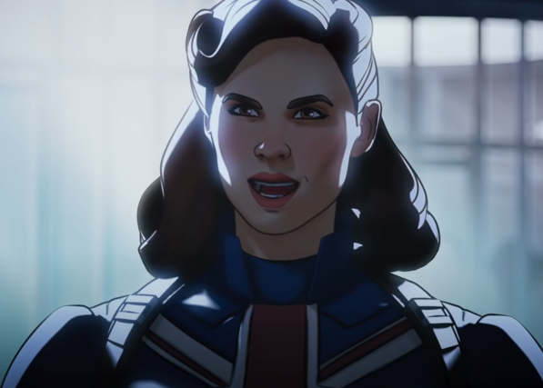 An animated version of Peggy Carter as Captain Carter