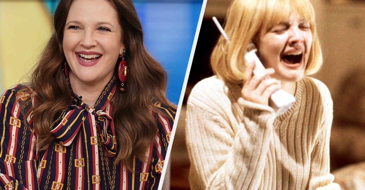 Drew Barrymore Reunites With Her Scream Co-Stars