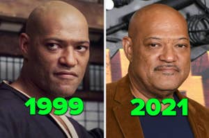 Laurence fishburne then and now