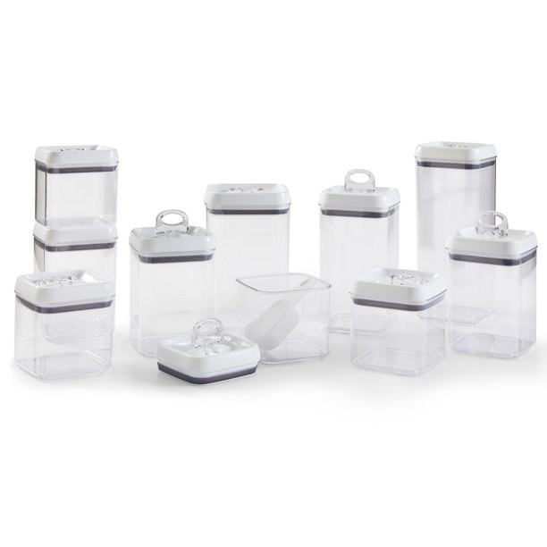 Better Homes &amp;amp; Gardens 10 pack Flip-Tite Food Storage Containers with Scoop and Labels