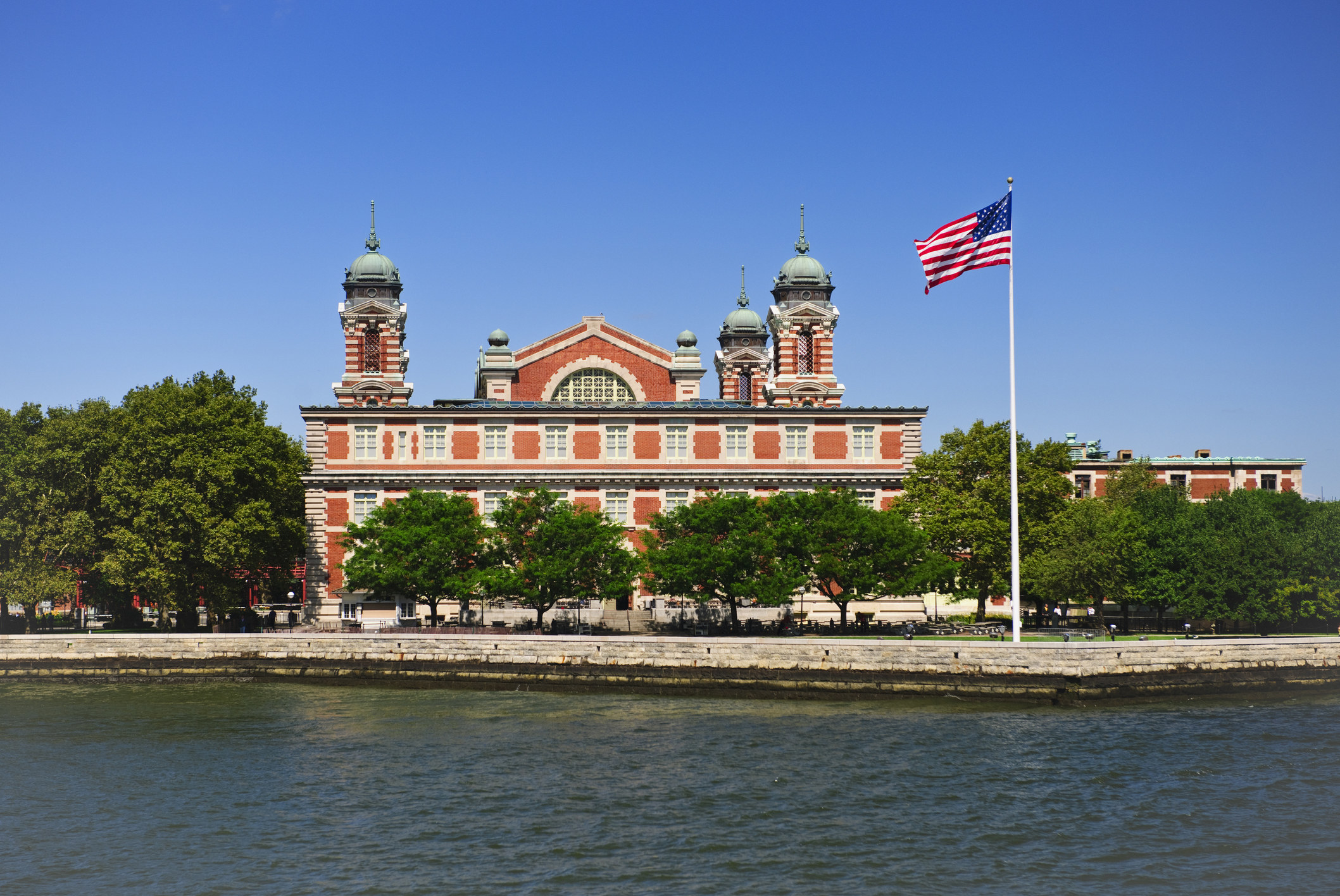 the modern-day Ellis Island