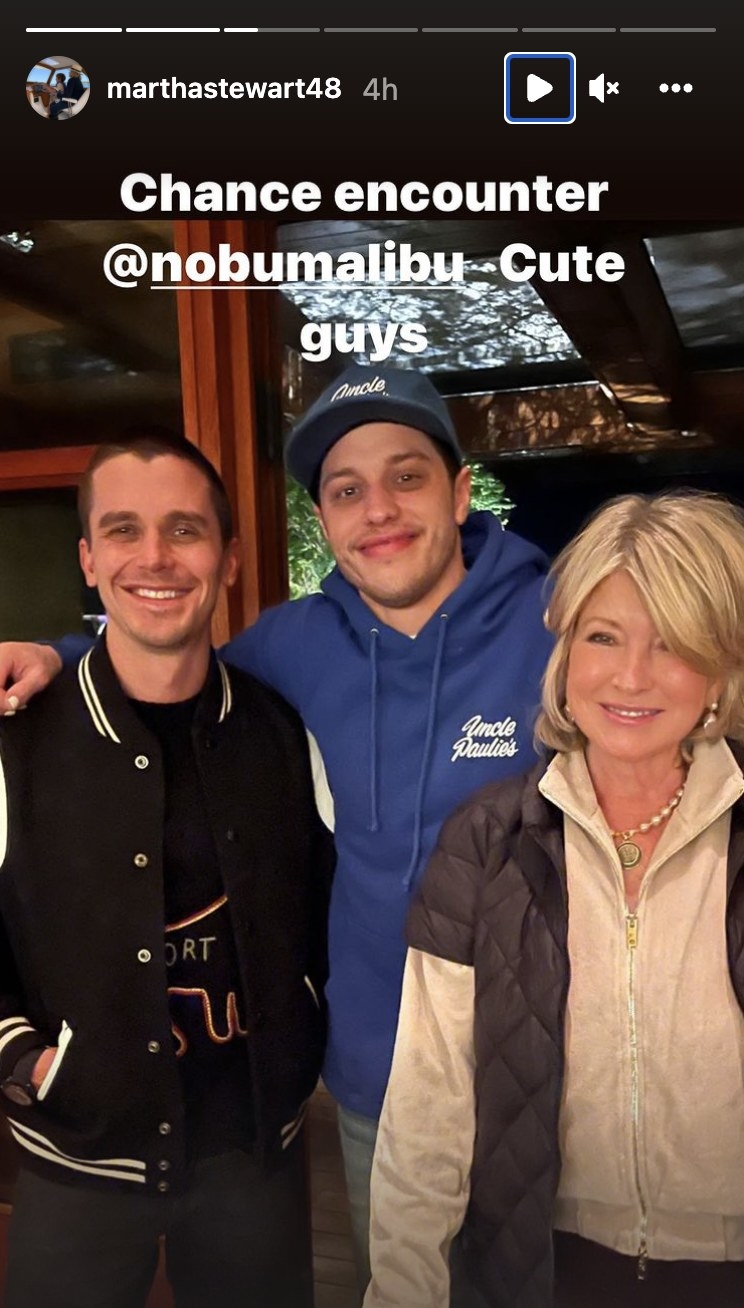 Antoni porowski, pete davidson, martha stewart