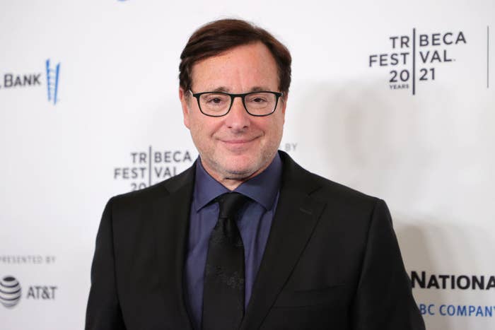 Bob Saget at the 2021 Tribeca Festival in a suit and tie