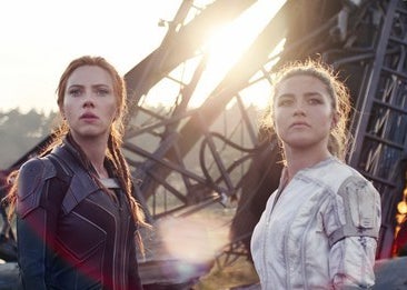 Natasha and Yelena standing beside each other