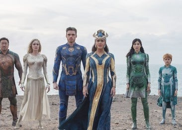 The Eternals standing beside each other