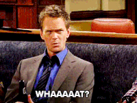Barney Stinson exclaiming Whaaat