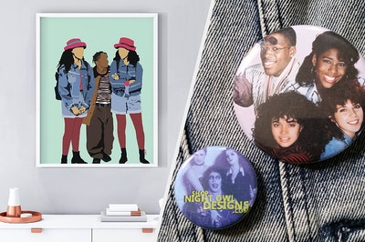 sister sister print, a different world button