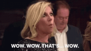 Ramona saying &quot;wow, wow, that&#x27;s...wow&quot; on Real Housewives of NYC