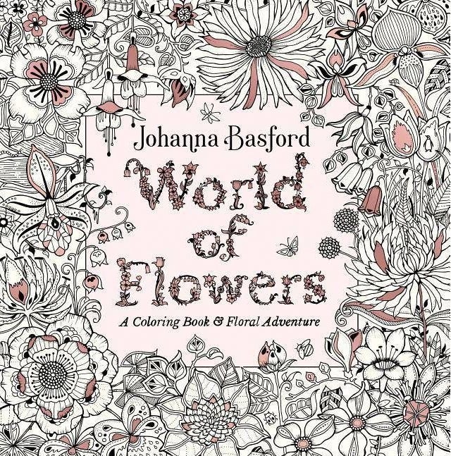 A flower coloring book