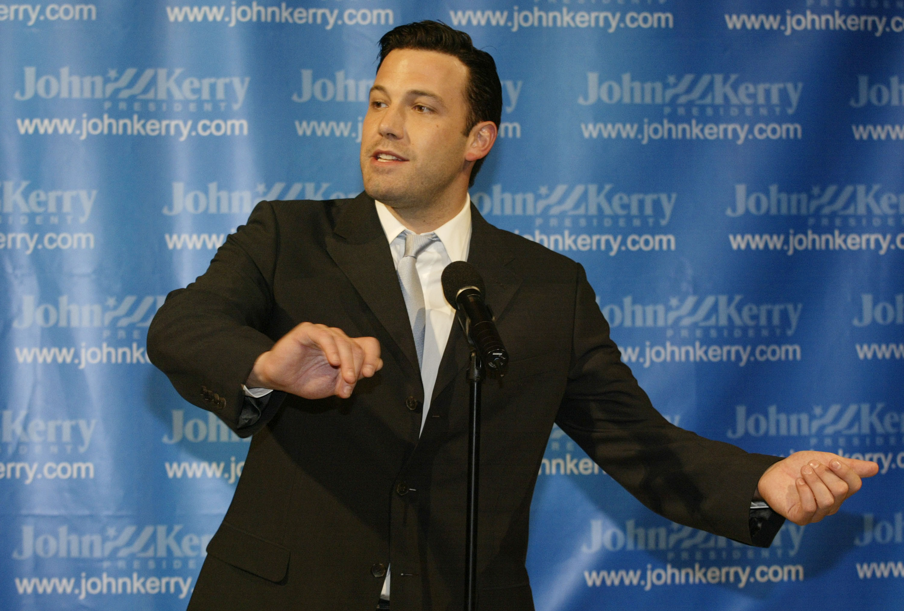 Ben speaks during a campaign event