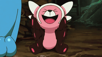 Stufful cheering and waving its paws