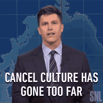 A TV show host mouthing,