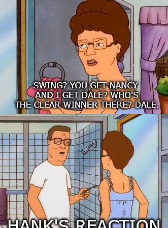 Hank Hill Im about to bust #funny #trending #giggity #koth #kingoftheh