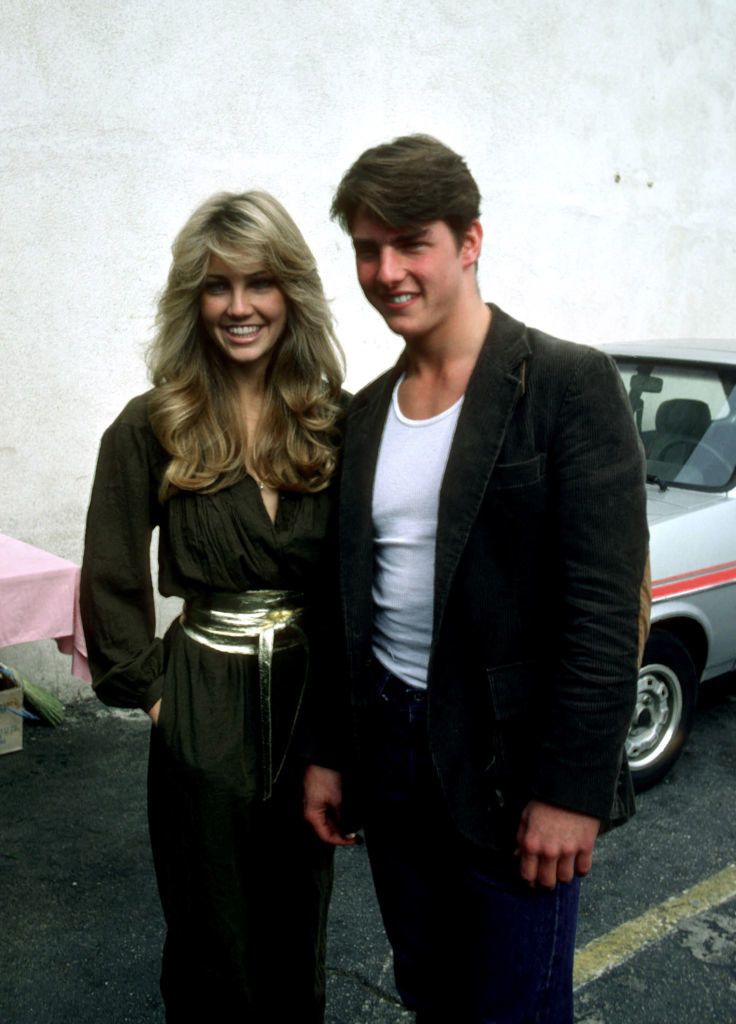 Tom is with Heather Locklear in 1984