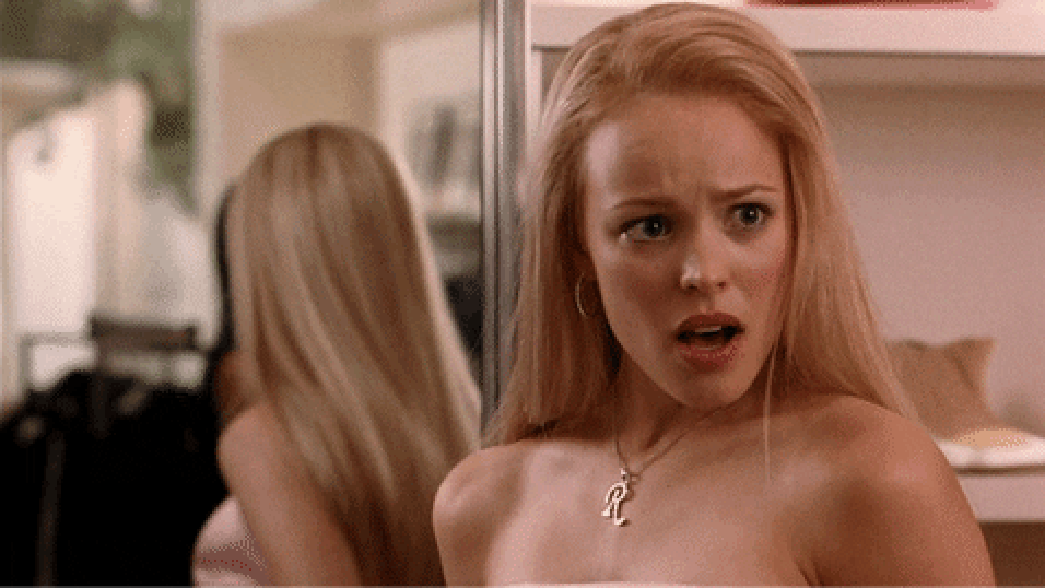 Regina George appears to be offended.