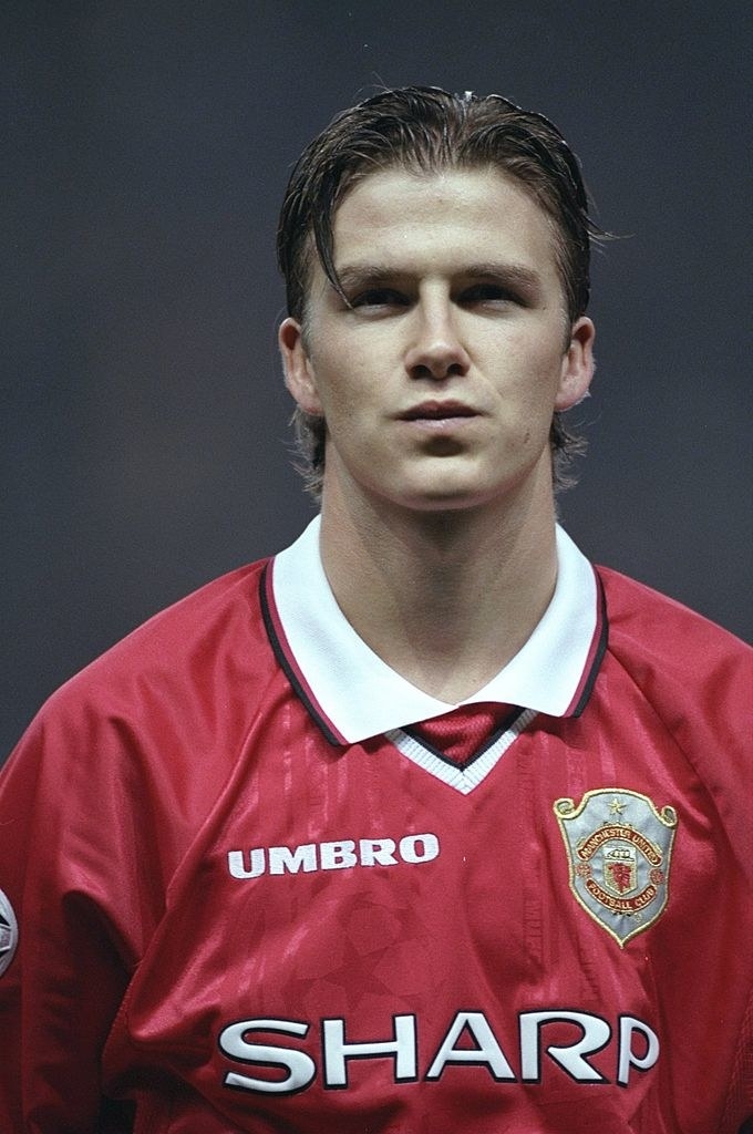 David wearing a soccer uniform in 1997