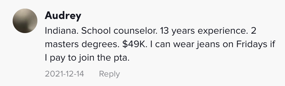 School counselor $49,000