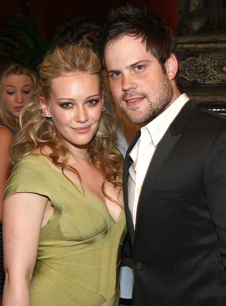 Hill with her ex-husband Mike Comrie