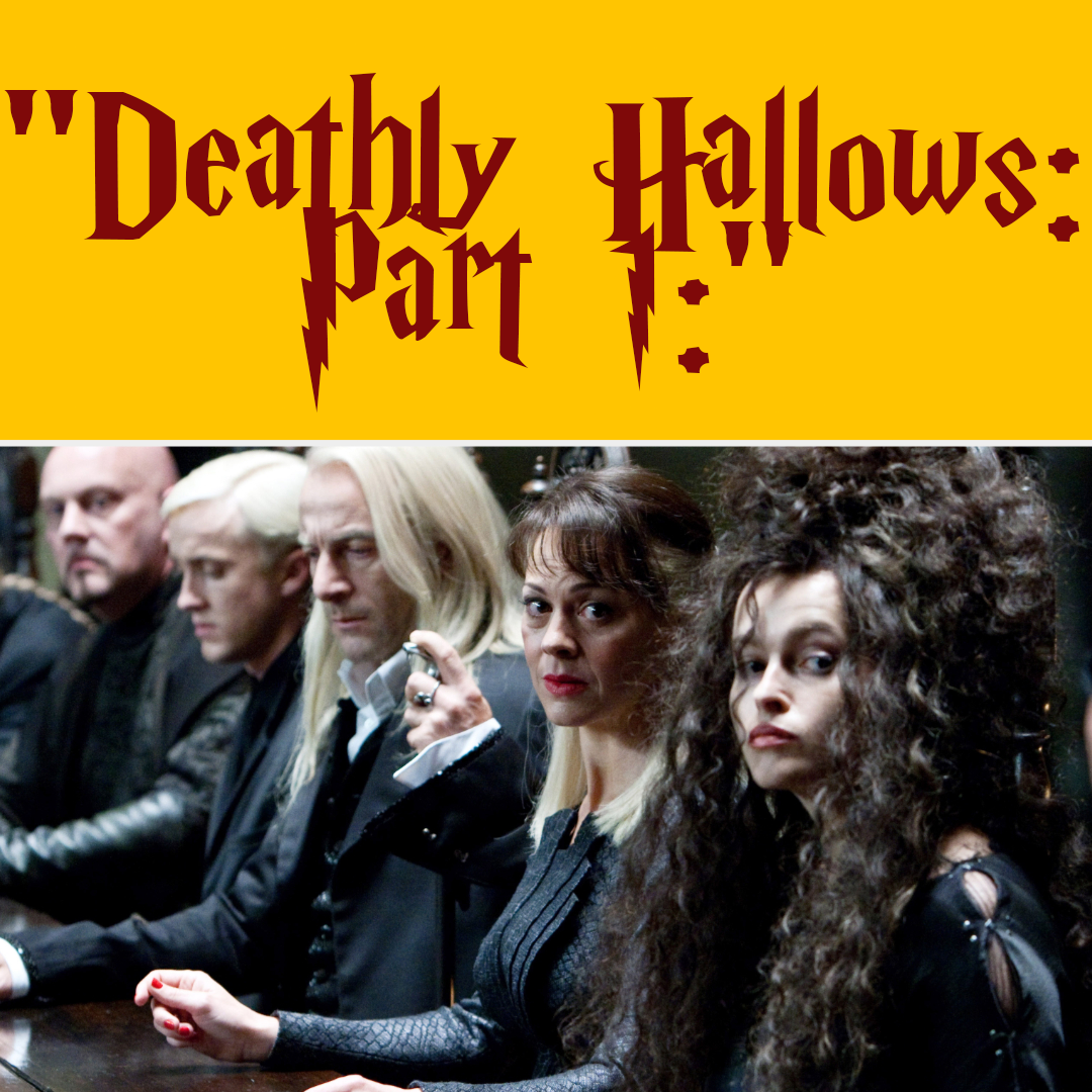 Tom Felton, Jason Isaacs, Helen McCrory, and Helena Bonham Carter in &quot;Deathly Hallows: Part 1&quot;