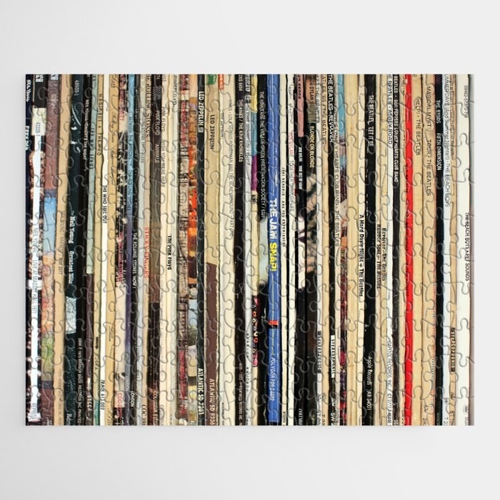 Classic rock vinyls jigsaw puzzle