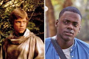 Luke Skywalker and Chris from "Get Out" 