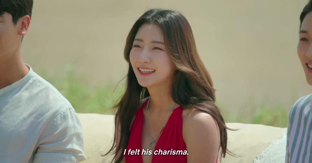 Yea-won smiles, saying she felt Jin-taek&#x27;s charisma
