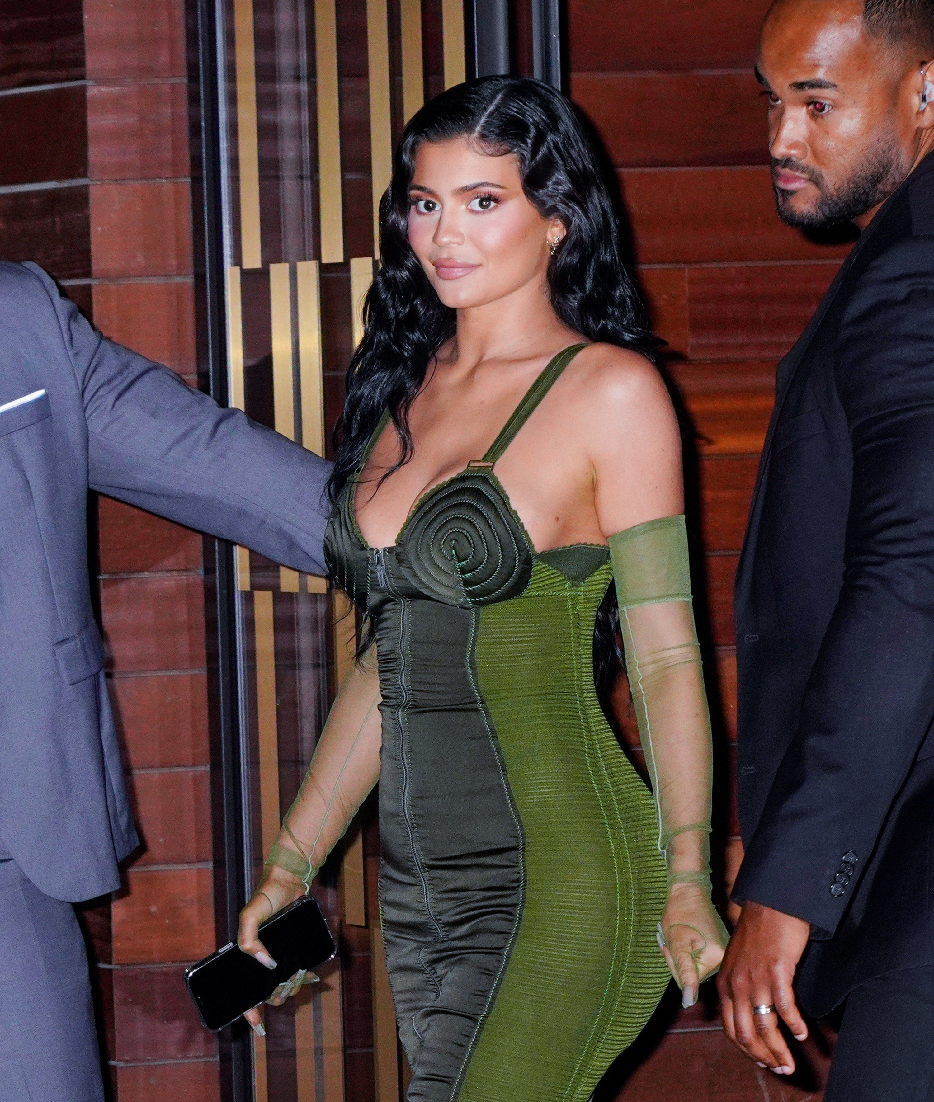 Kylie Jenner leaves the 2021 Parsons Award event on June 15, 2021